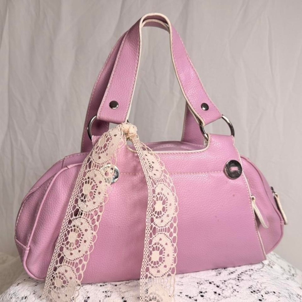 Chateau Pastel Purple Pink Y2K Coquette Handbag